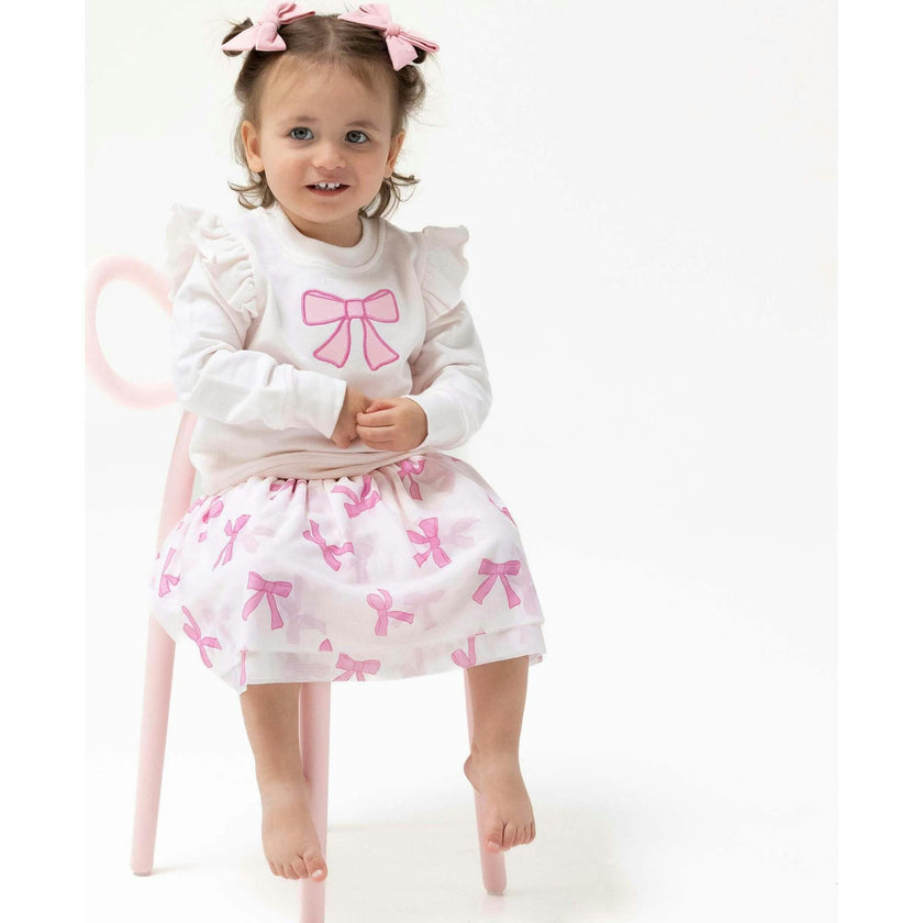 Pretty Bows - Printed Bow Tutu Skirt