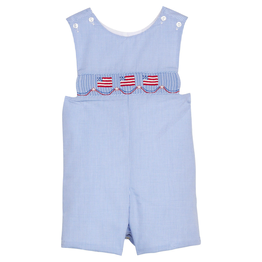 Smocked Shortall - Flags
