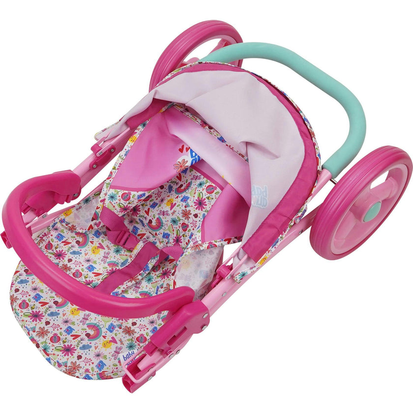 Baby Alive Doll Jogging Stroller - Pink & Rainbow