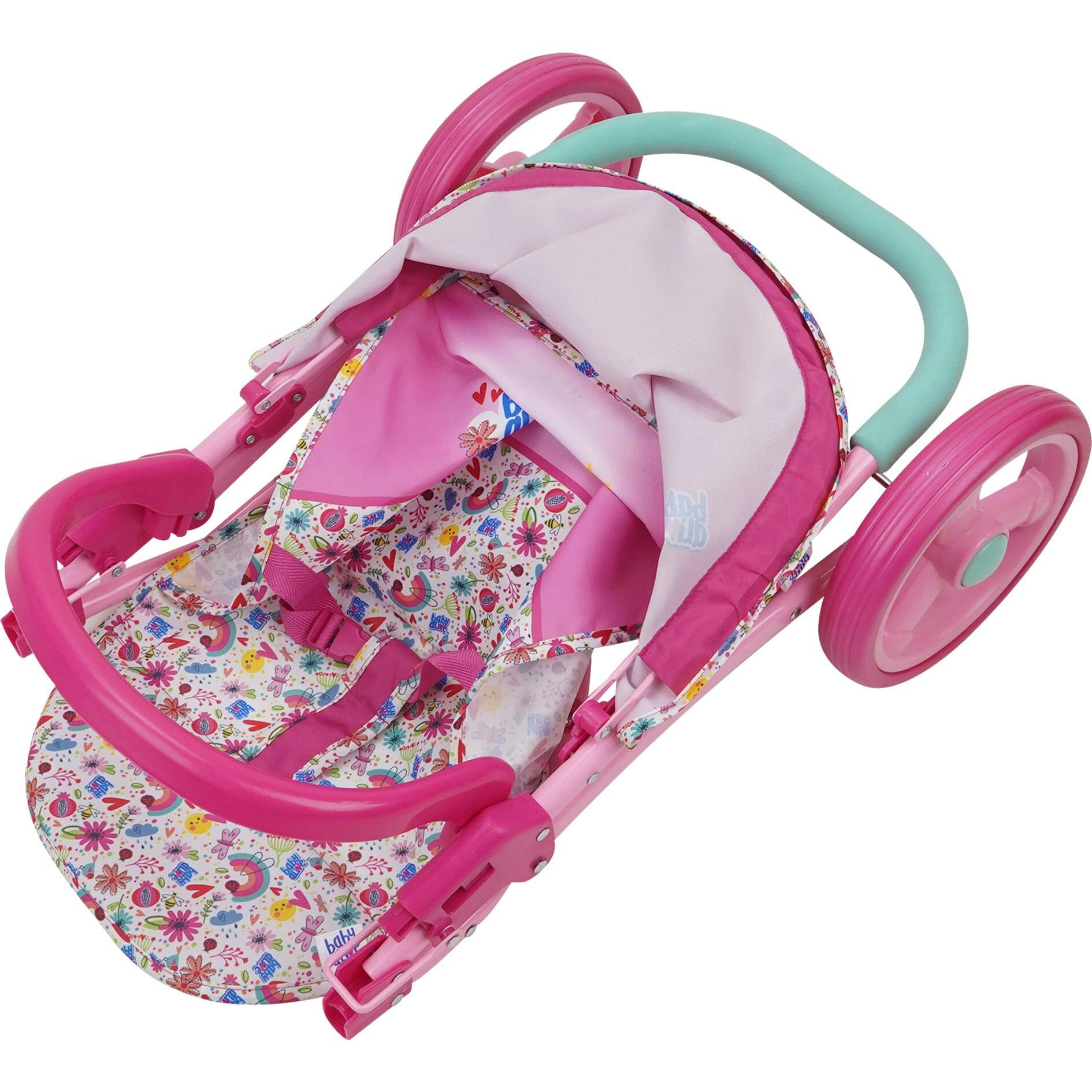 Baby Alive Doll Jogging Stroller - Pink & Rainbow