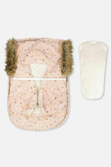 Bunting Bag For Car Seats & Strollers Pink Animal Print