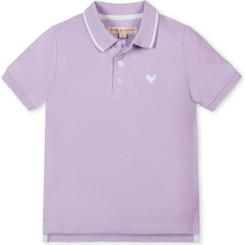 Organic Short Sleeve Knit Pique Polo Shirt