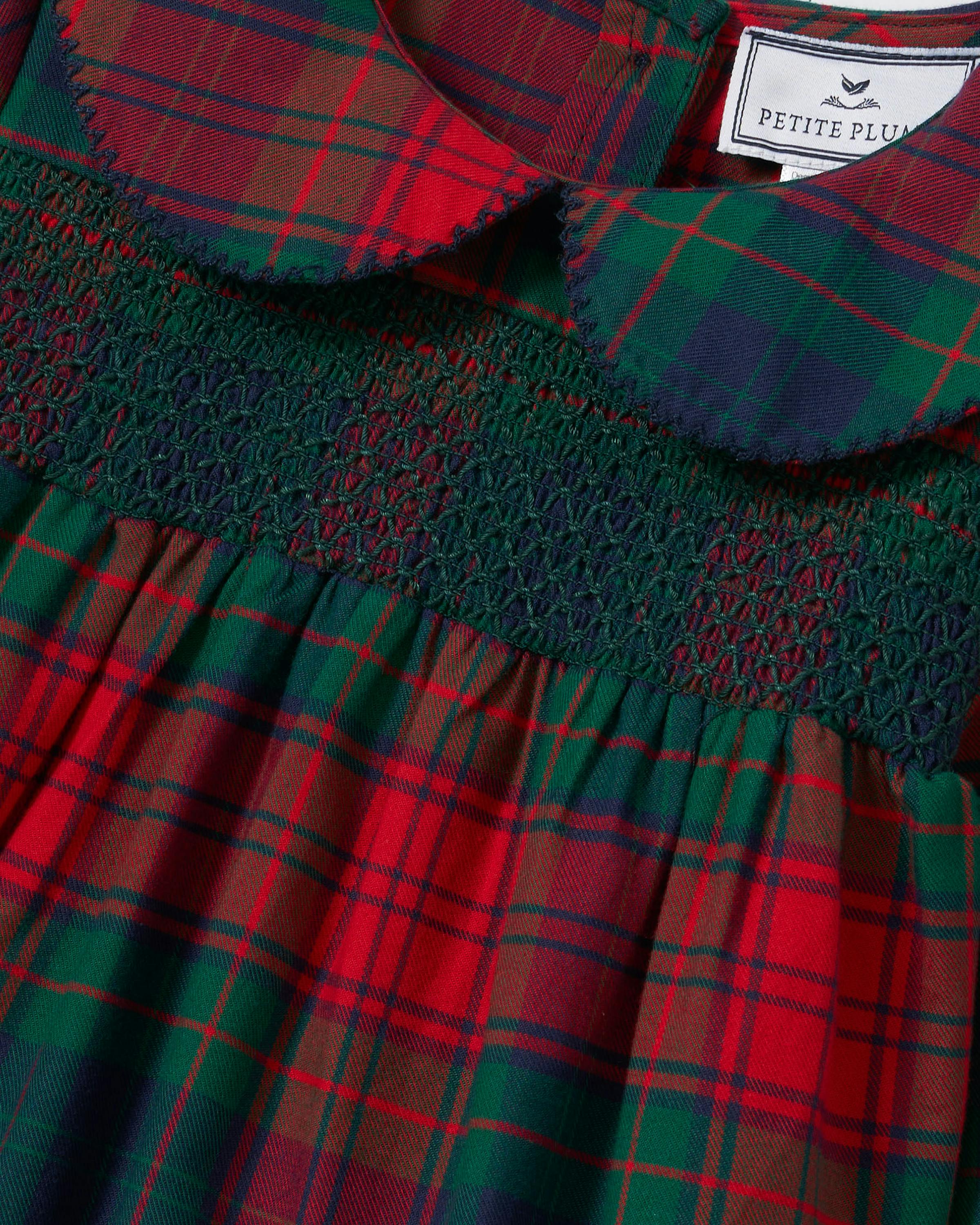 Girl's Brushed Twill Eloise Nightgown in St. James Tartan