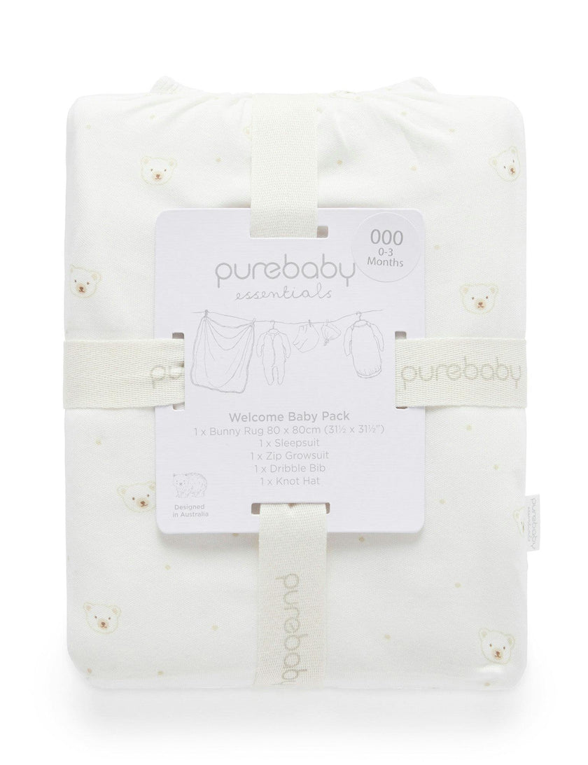 Welcome Baby Pack Vanilla Bear
