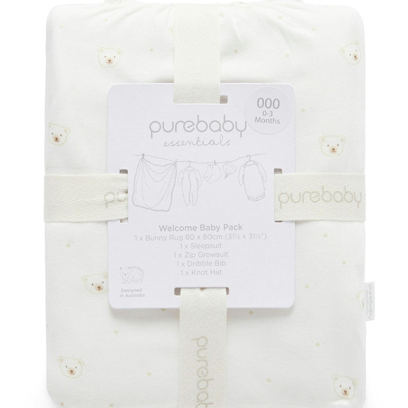 Welcome Baby Pack Vanilla Bear