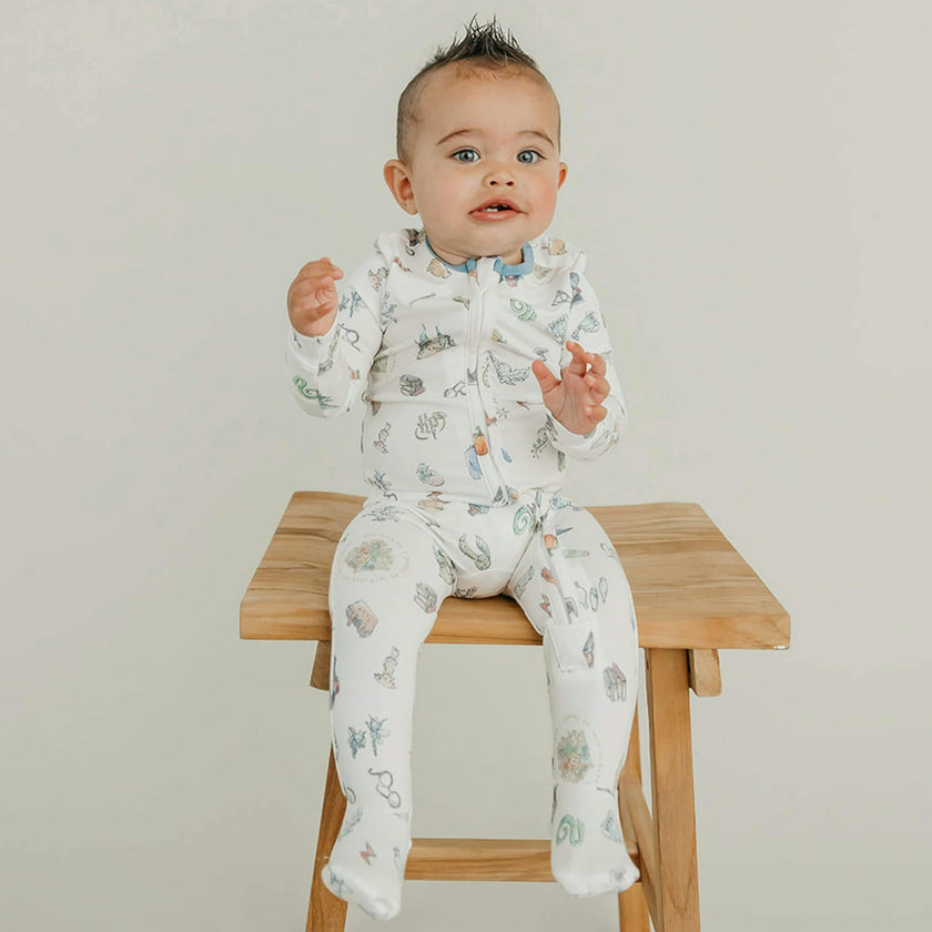 Zip-Up Footie Pajama - Wizarding World