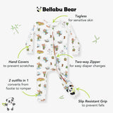 If You Give A Mouse A Cookie Christmas Bamboo Convertible Footie