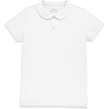Kids short sleeve peter pan polo
