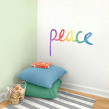 Watercolor Words • Peace • Peel-and-Stick Wall Decals