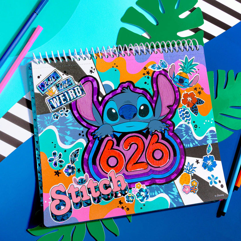 Disney Stitch: Color & Collage Design Set