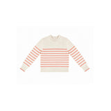 Shell Washed Striped Cotton Sweater