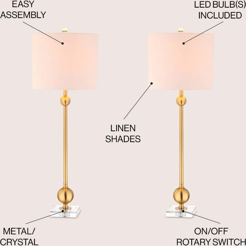 Hollis 34" Metal LED Table Lamp