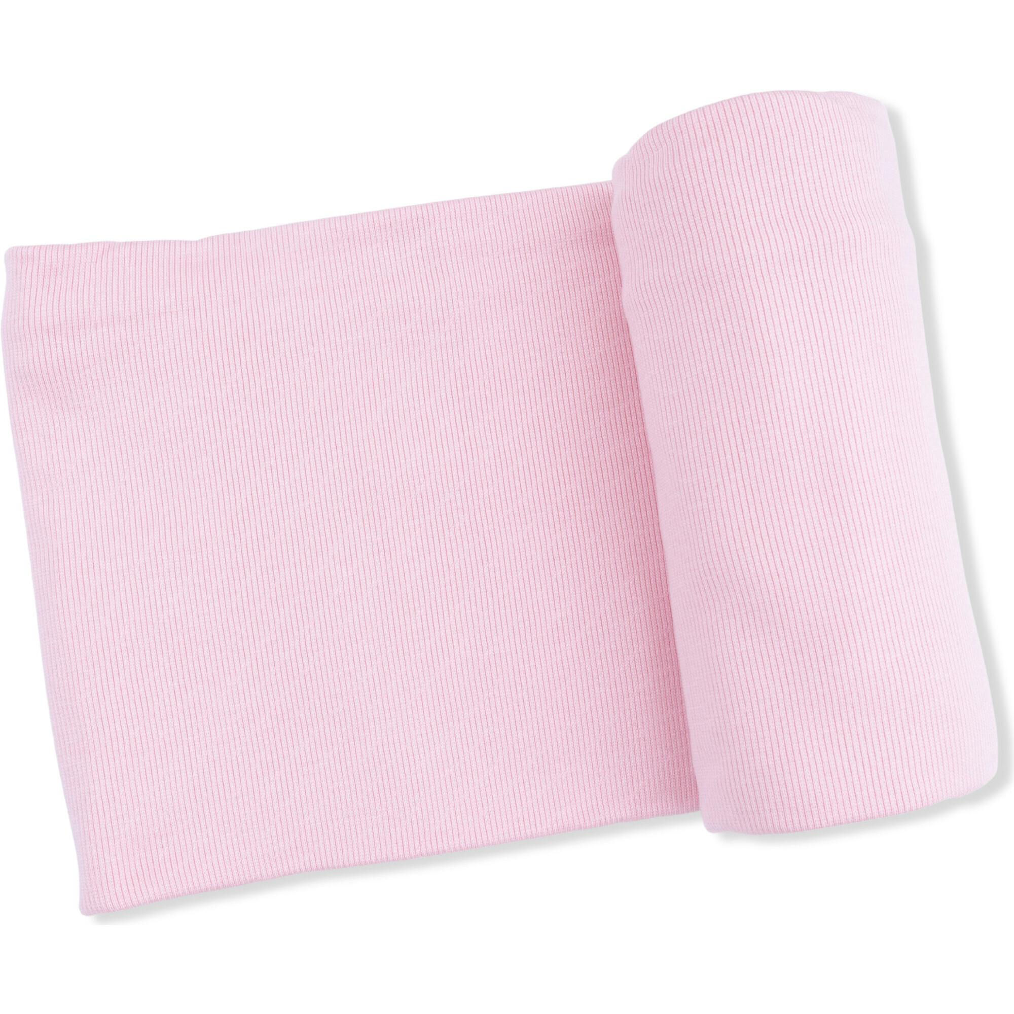 Solid Romance Rose Rib - Swaddle Blanket
