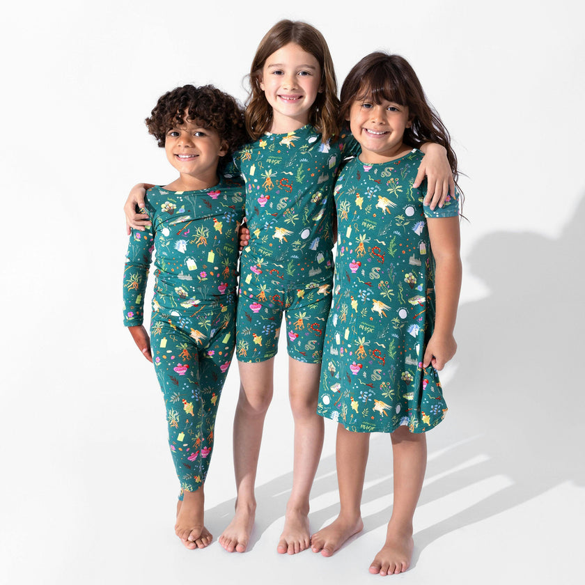 Mandrake's Potions & Herbs Bamboo Girls' Short Sleeve Dress