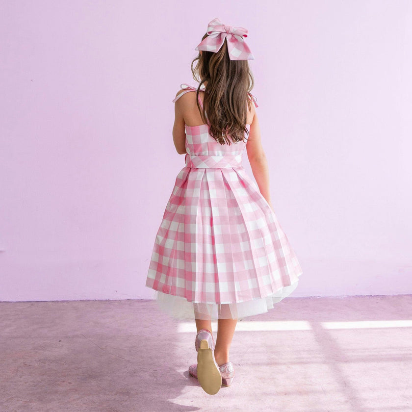 A Leading Role x Mattel Premium Barbie The Movie Barbie Pink Gingham Child Dress Up