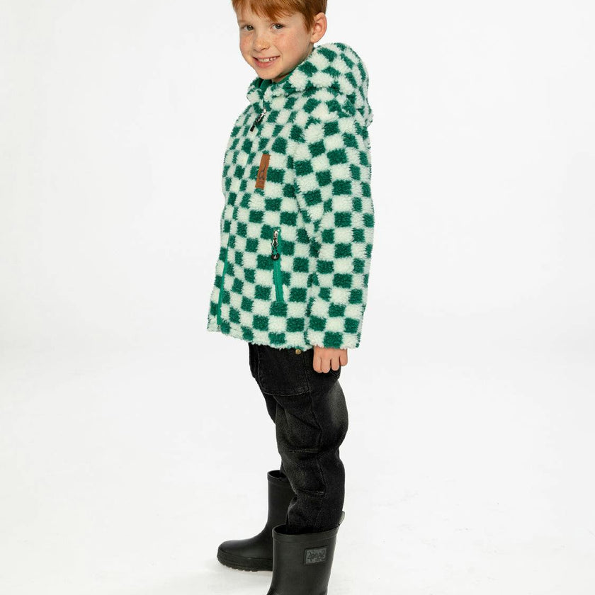 Reversible Mid-Season Jacket Forest Green