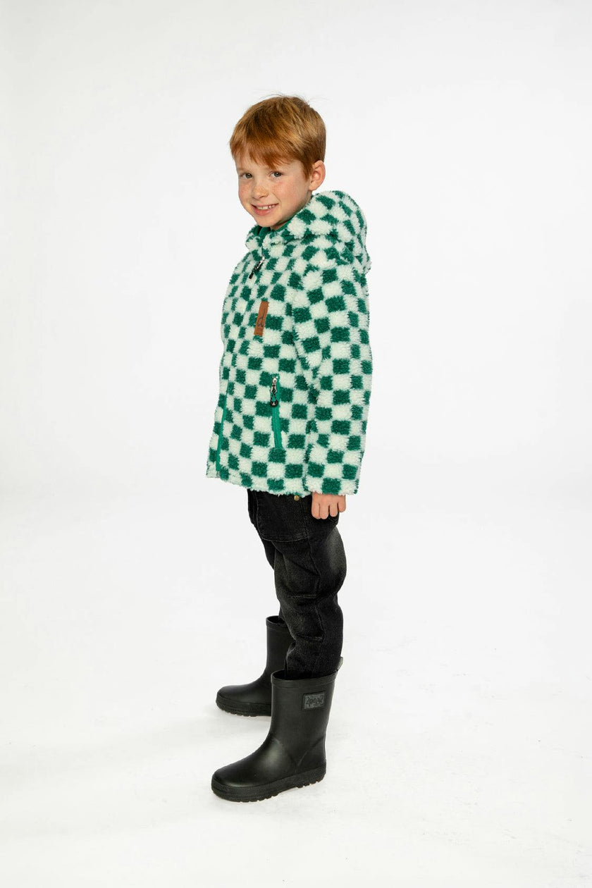 Reversible Mid-Season Jacket Forest Green
