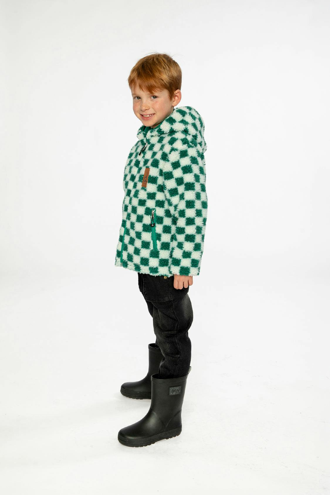Reversible Mid-Season Jacket Forest Green