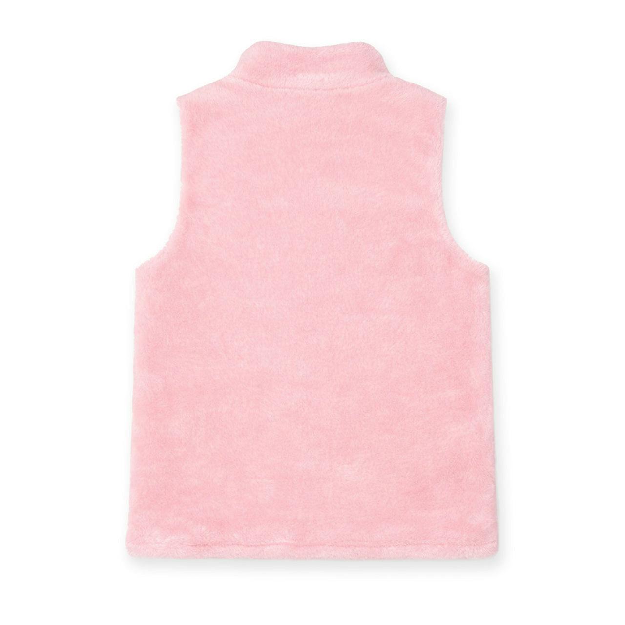 Plush Fleece Zip Up Vest