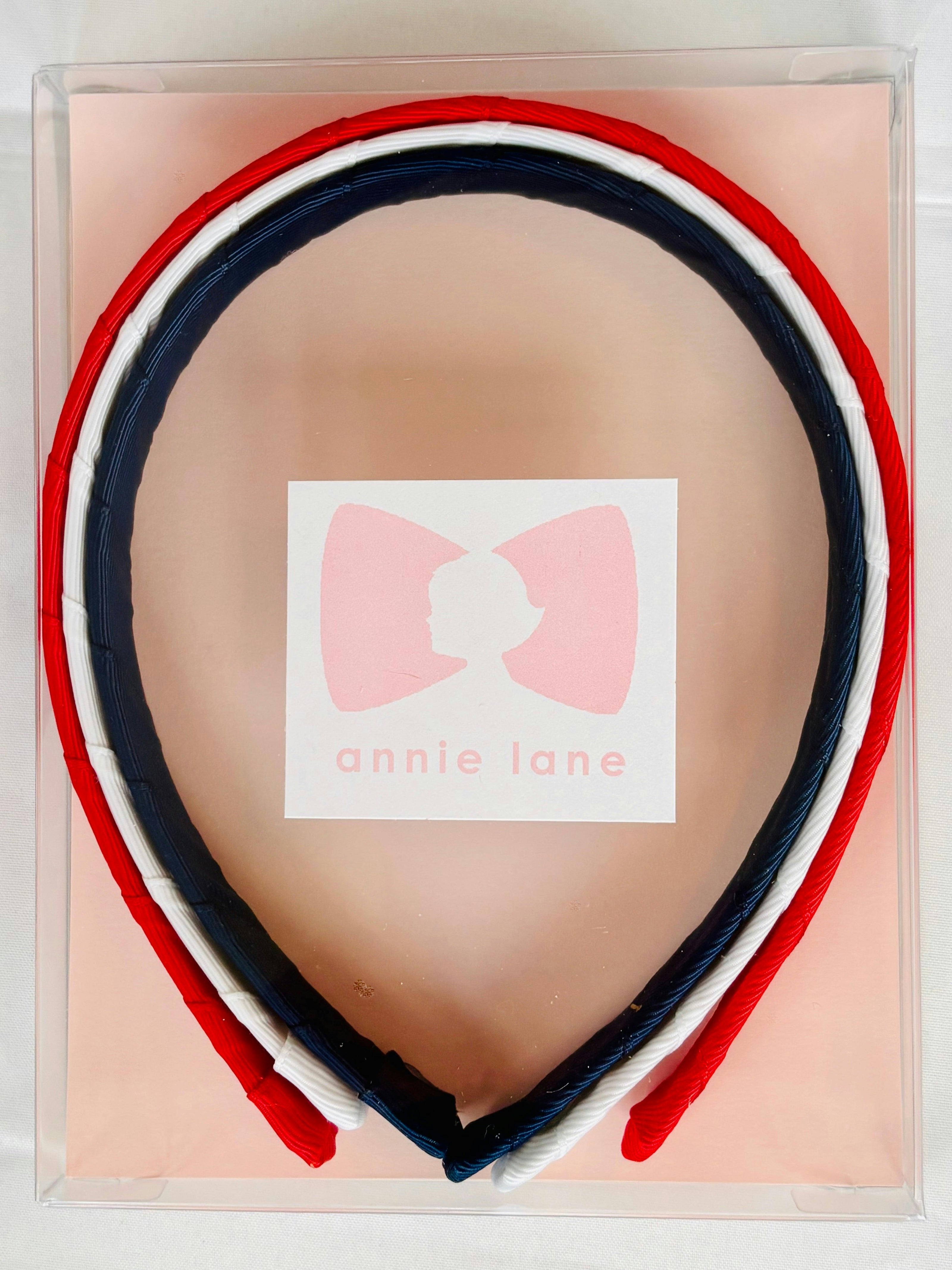 Red, White & Blue Bold Set of three headbands