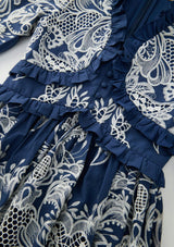 Maia Embroidery Mini Dress