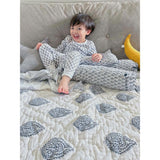 Block-Printed Cotton Crib Quilt