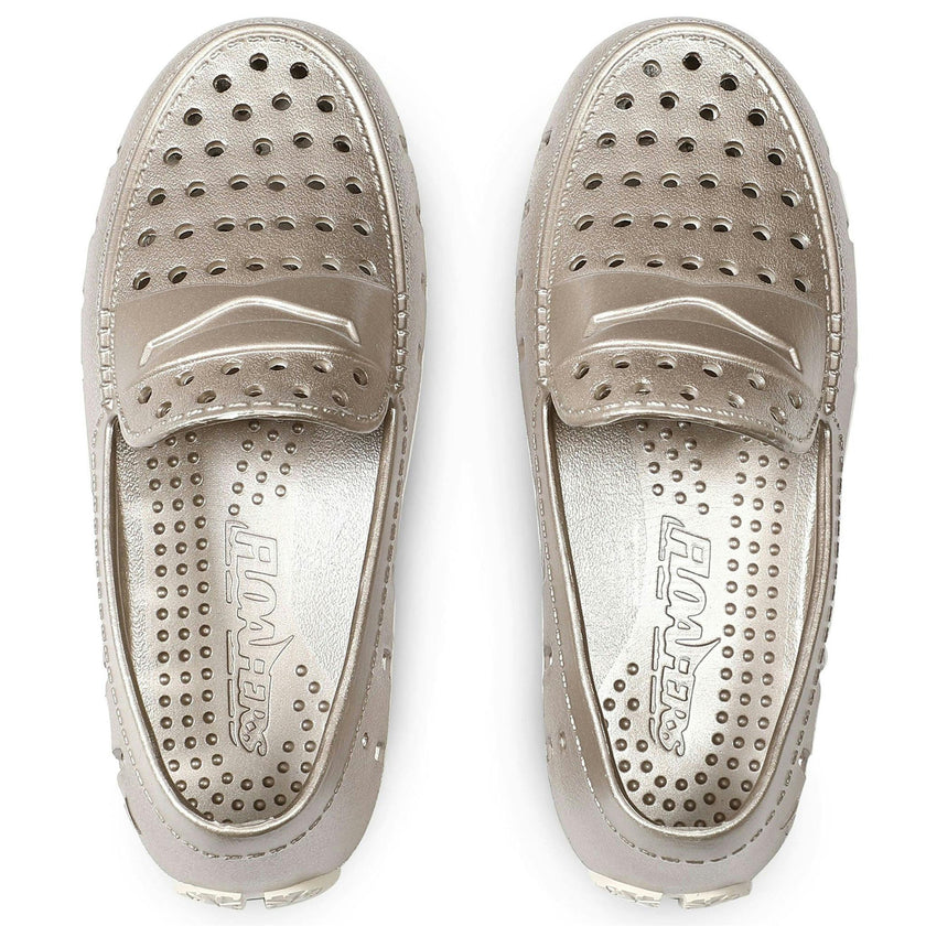 KIDS WHITE GOLD/CREAM PRODIGY METALLIC