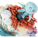 Sensorial Reef Plush Ocean Themed Baby Toy with Teething Elements
