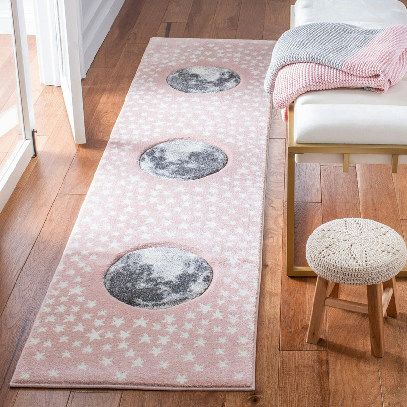 Carousel Kids Buzz Rug, Pink