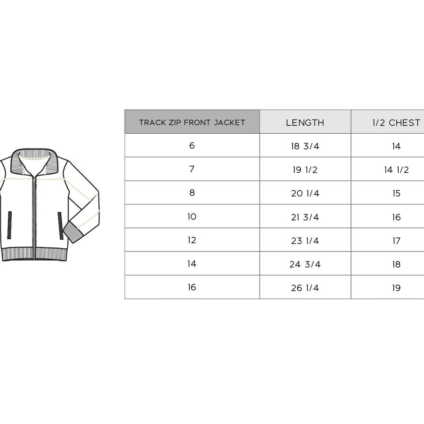 Track Zip Front Jacket Desert Sage