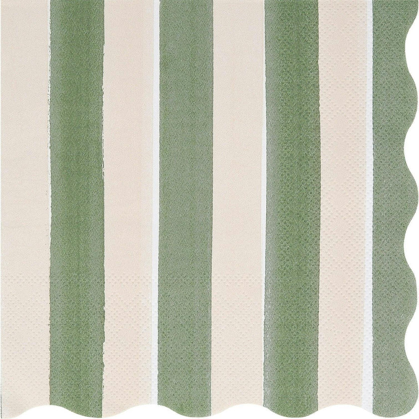 Fall Stripe Large Napkins
