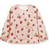 Strawberry Long Sleeve Pocket Bib