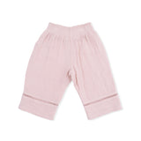 Solid Muslin Lotus - Smocked Waist Pants