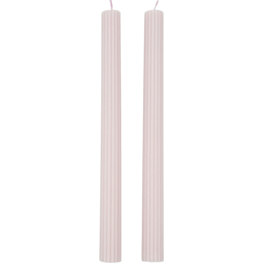 Cotton Candy Pink Table Candles