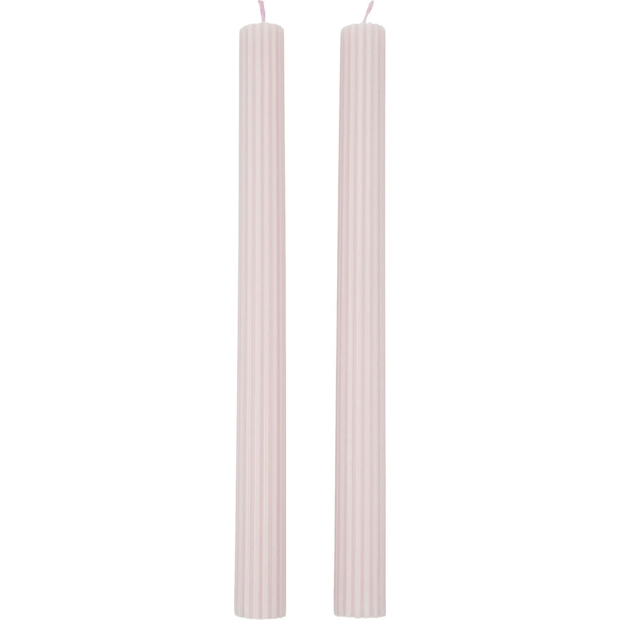 Cotton Candy Pink Table Candles