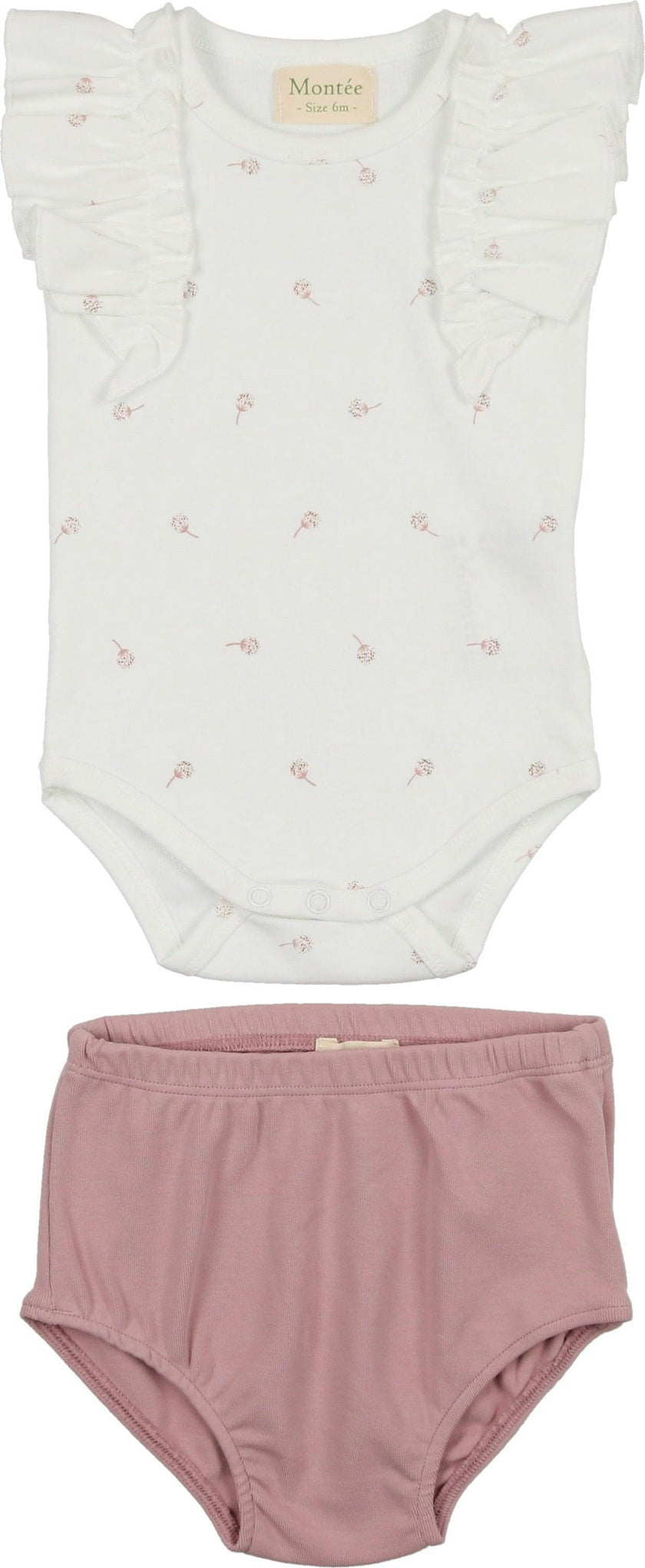 Ruffle Onesie & Bloomers Set