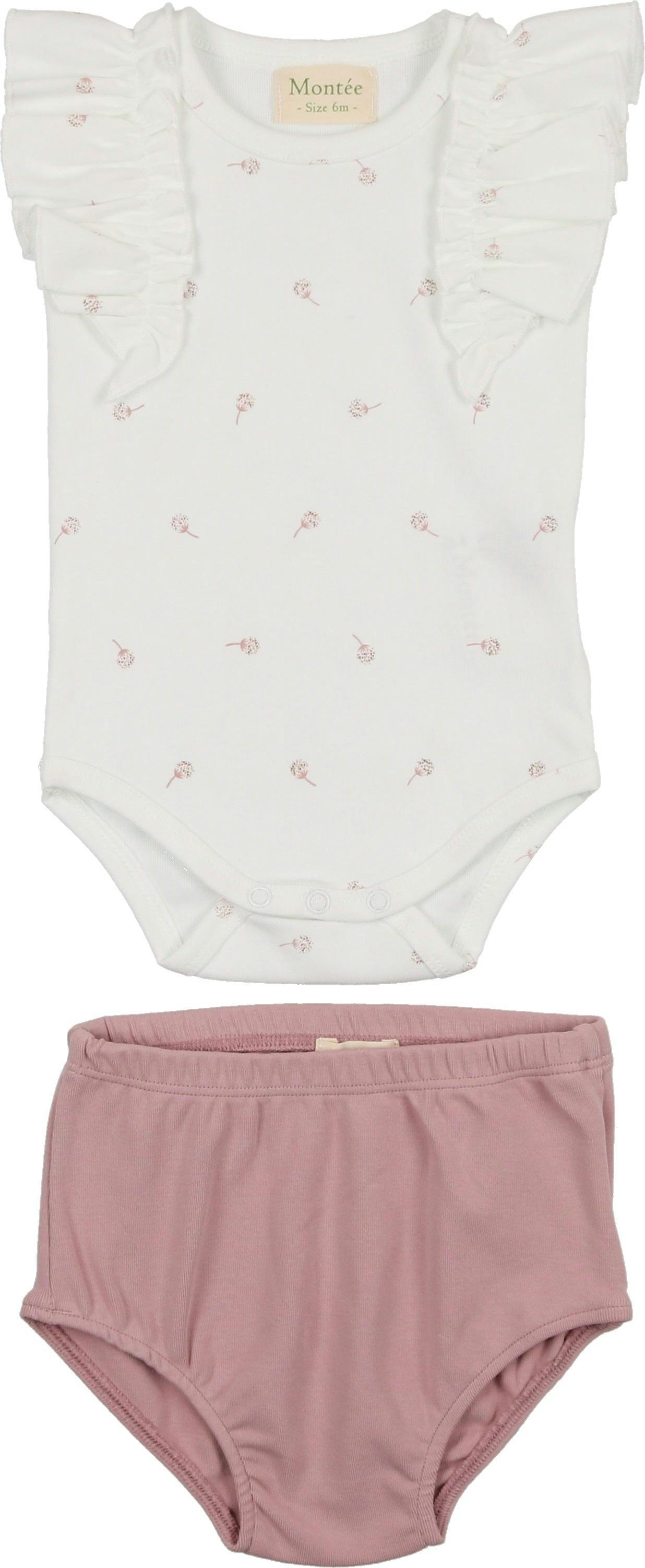 Ruffle Onesie & Bloomers Set