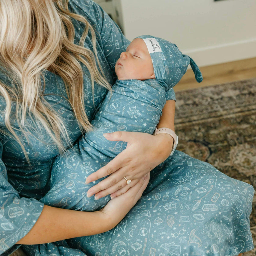 Knit Swaddle Blanket - Hogwarts