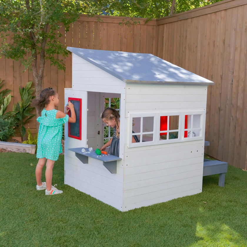Modern Outdoor Playhouse White