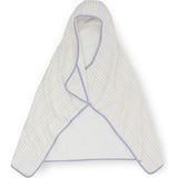 Toddler Hooded Towel - Tan Gingham
