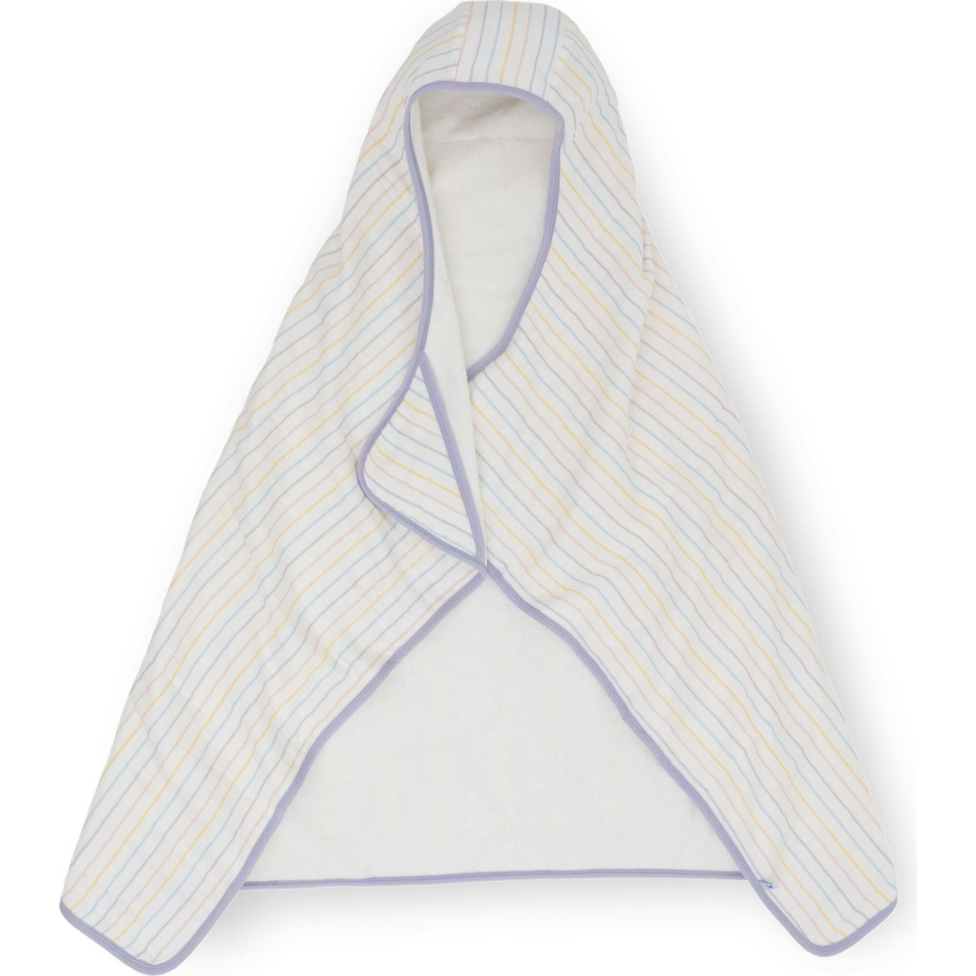 Toddler Hooded Towel - Tan Gingham