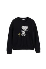 Wool-Cashmere Snoopy Mummy Sweater