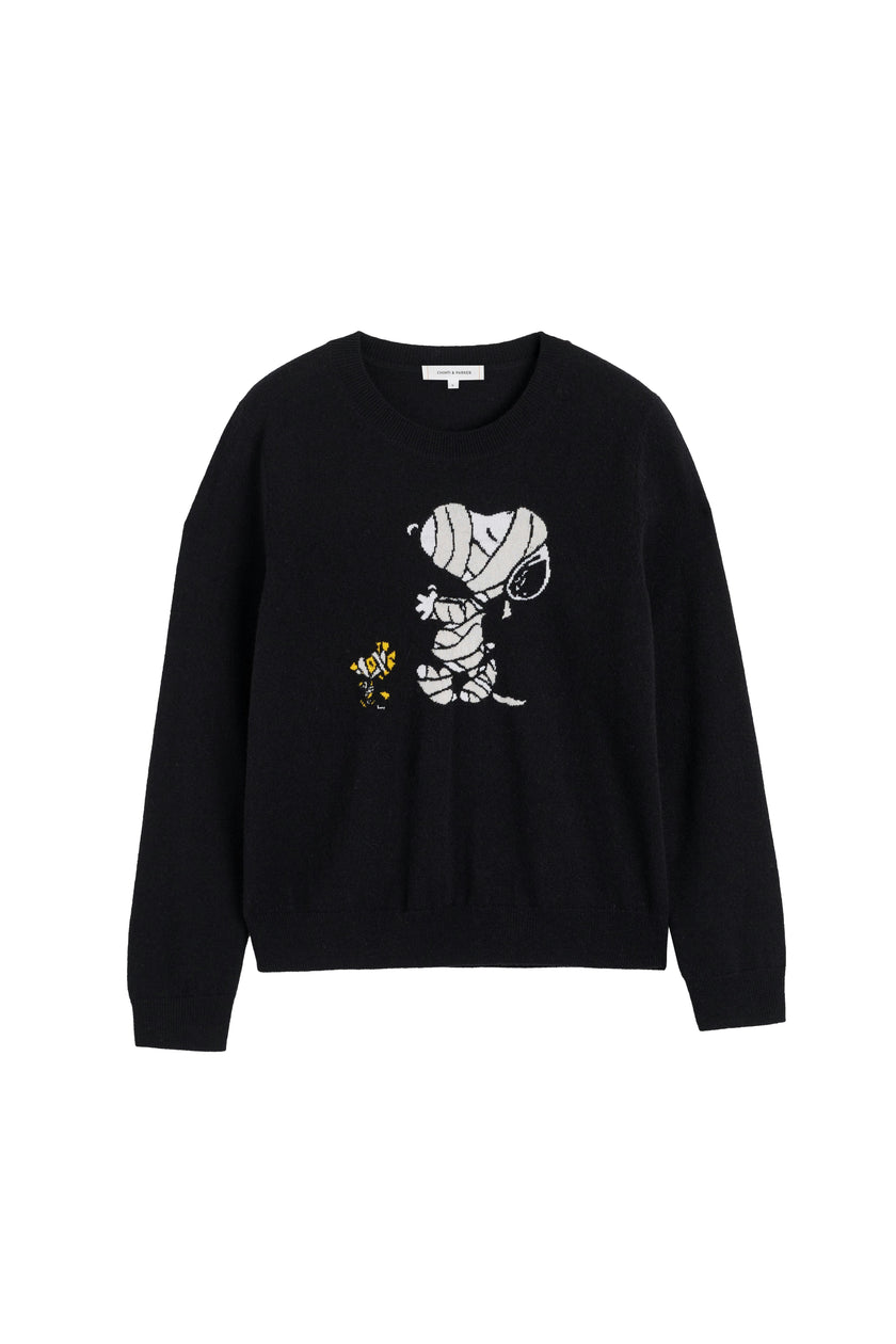 Wool-Cashmere Snoopy Mummy Sweater