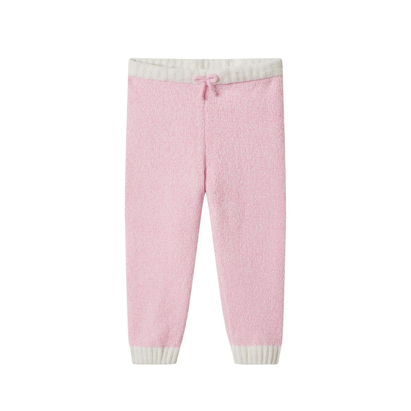 Infant Girls 3-Piece Sweater Set | Checkered Heart - Pink