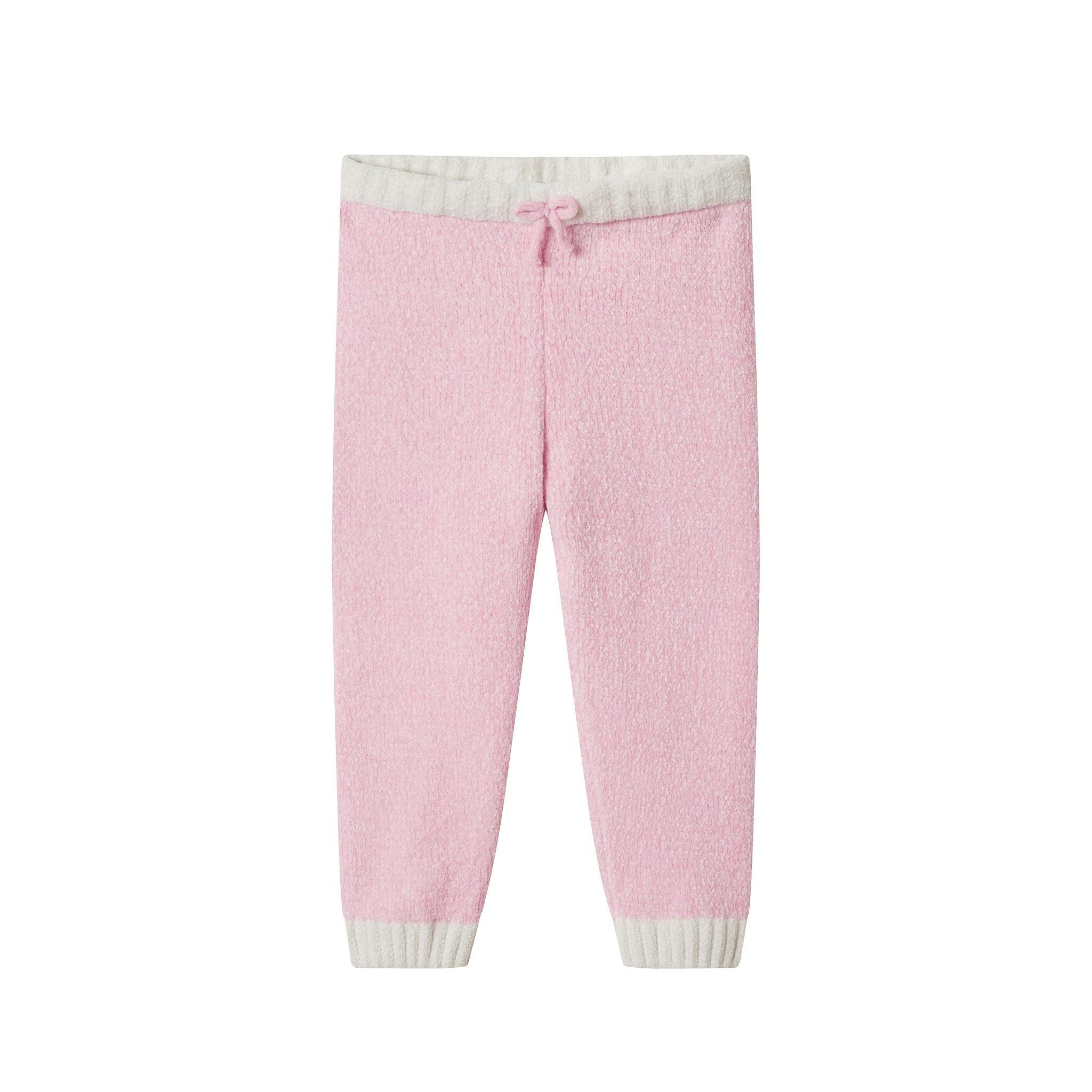 Infant Girls 3-Piece Sweater Set | Checkered Heart - Pink
