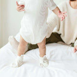 STAY ON BOOTS | CLOUD — Bamboo Organic Cotton Blend, 0–24M