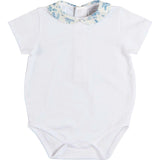Audrey Toile Peter Pan Collar Bodysuit in Blue (1mth-2yrs)