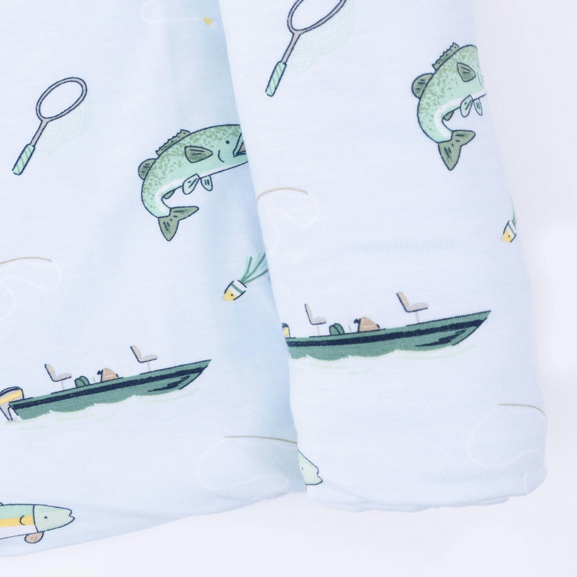 Fishing - Swaddle Blanket