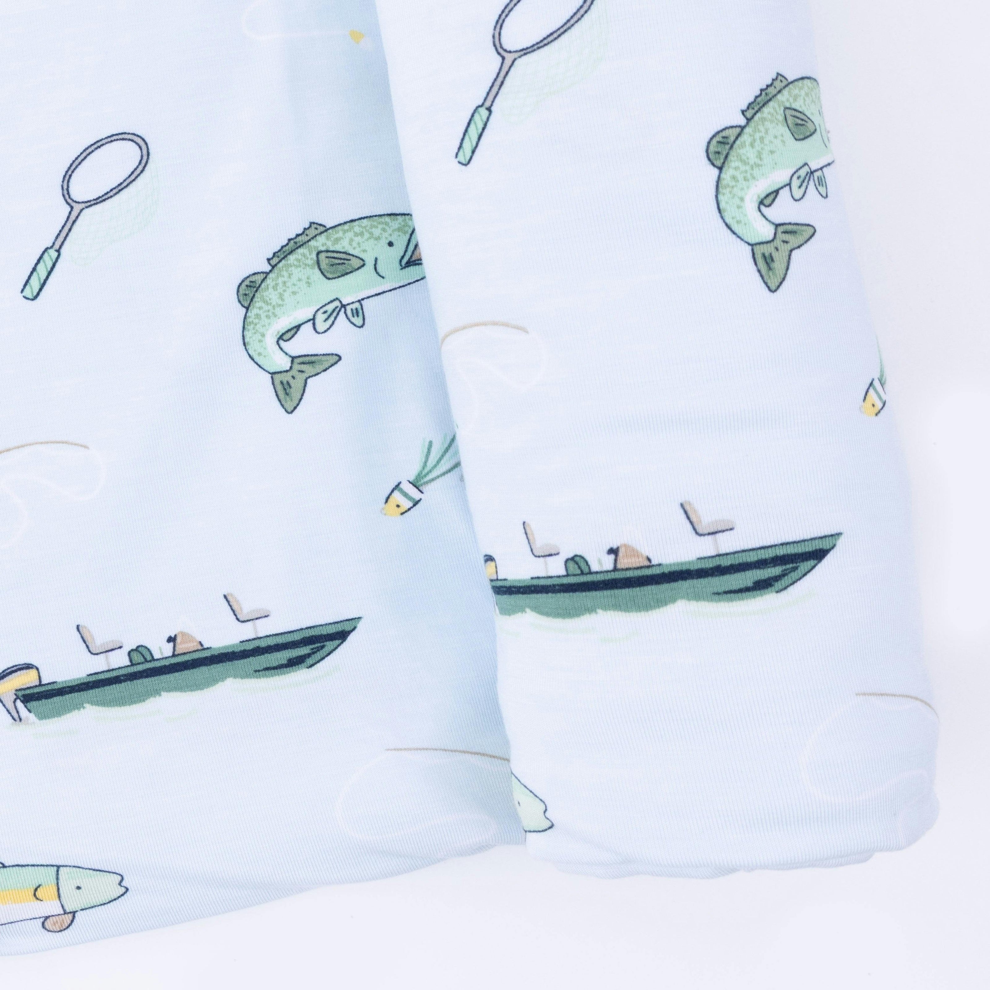 Fishing - Swaddle Blanket