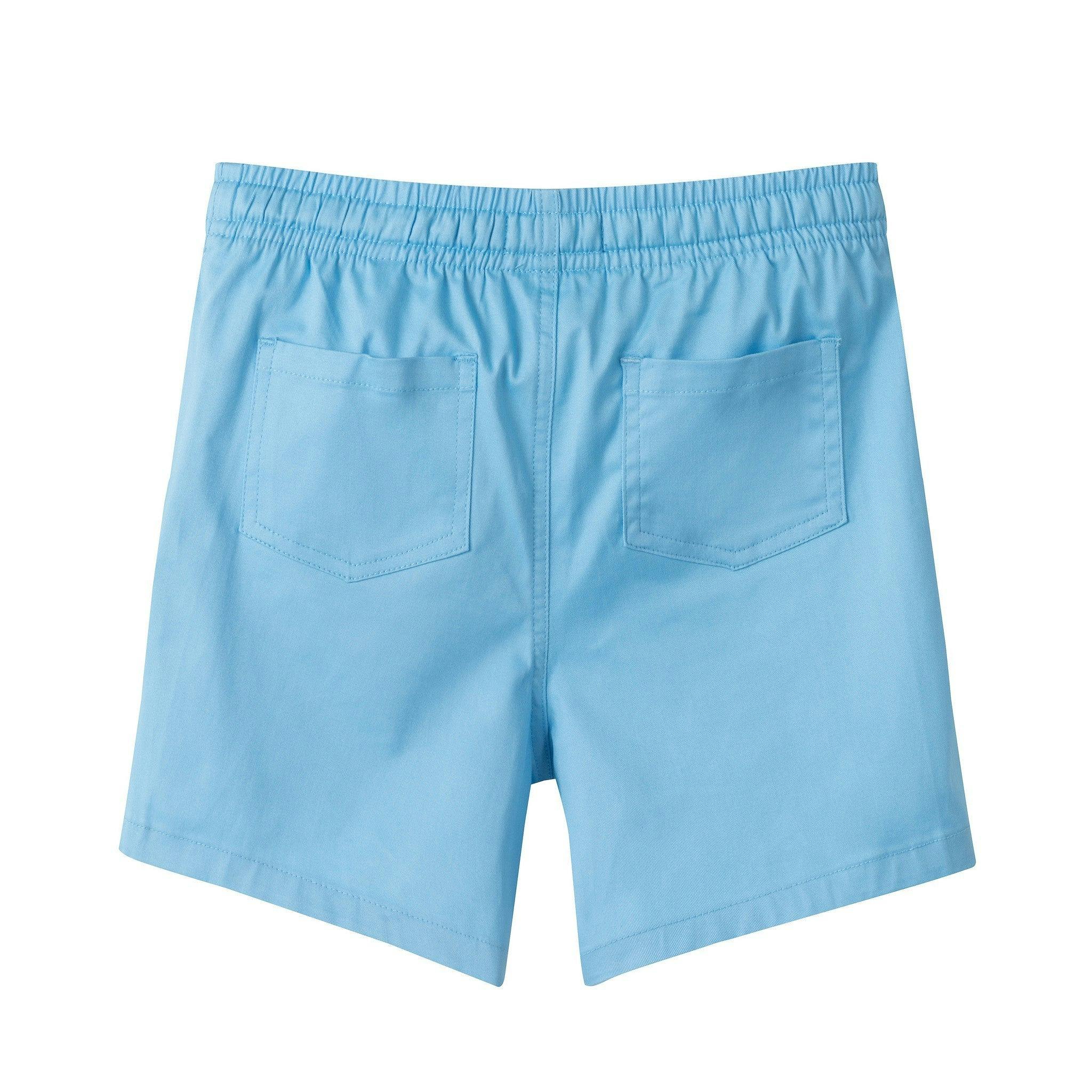Boys Stretch Twill Shorts | Sky Blue